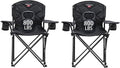 SUNNYFEEL XXL Oversized Camping Chair Heavy Duty 800 LBS for Big Tall People Above 6'4 Padded Portable Folding Sports Lawn Chairs with Armrest Cup Holder &amp Pocket for Outdoor/Travel/Picnic/Camp