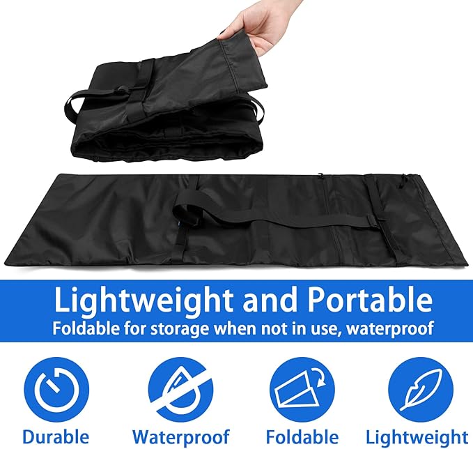 Xxerciz Folding Chair Replacement Bag Lightweight Storage Bag Carrying Bag with Carrying Handles &amp Extra Zippers Pocket for Foldable Camping Chair 48 Inches (Chair is not Included)