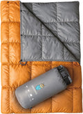Puffy Blanket for Cold Weather - Down Camping Blanket with Sustainable Insulation Lightweight &amp Warm Outdoor Camping Quilt Water-Resistant Compact &amp Packable