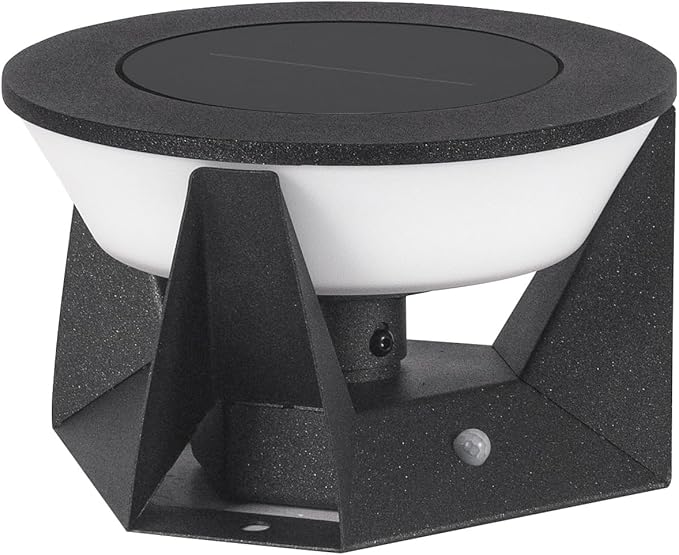 Solar Post Lights Outdoor 7.1 Solar Lamp Post Light IP54 Waterproof Outdoor Pillar Lights 3000K Column Lighting Dusk to Dawn Modern Pillar Light for Column Patio Deck Yard Garden Fence