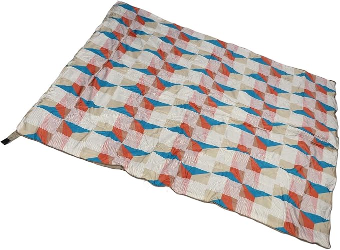 Camping Sleeping for Adults Portable Outdoor Sleeping Lightweight Foldable Sleeping with Hollow Cotton Filling 190T Pongee Fabric for Camping Hiking Travel