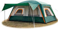 KTT Extra Large Tent 8-10-12 PersonFamily Cabin Tents2 Rooms3 Doors and 3 Windows with MeshStraight WallWaterproofDouble LayerBig Tents for OutdoorPicnicCampingFamily Gathering