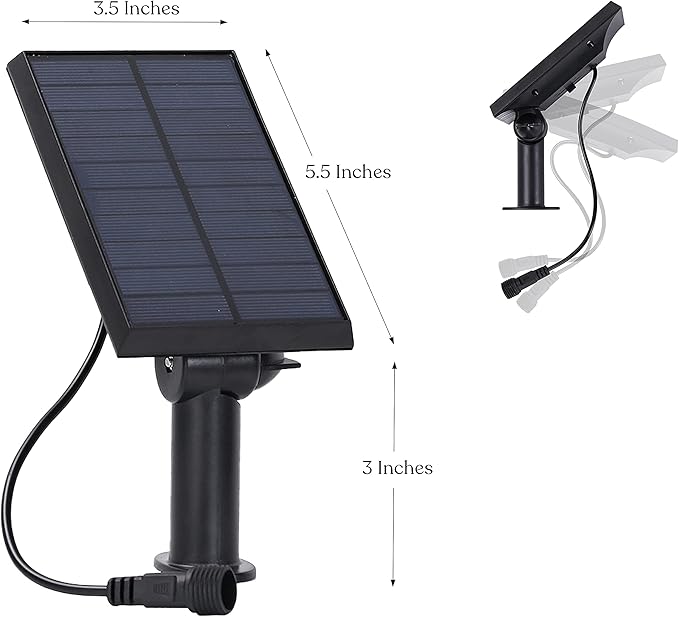 Brightech Replacement Solar Panel Ambience Pro - Compatible ONLY with Brightech 1W Solar-Powered Outdoor String Lights - Commercial Grade - 1 Solar Panel