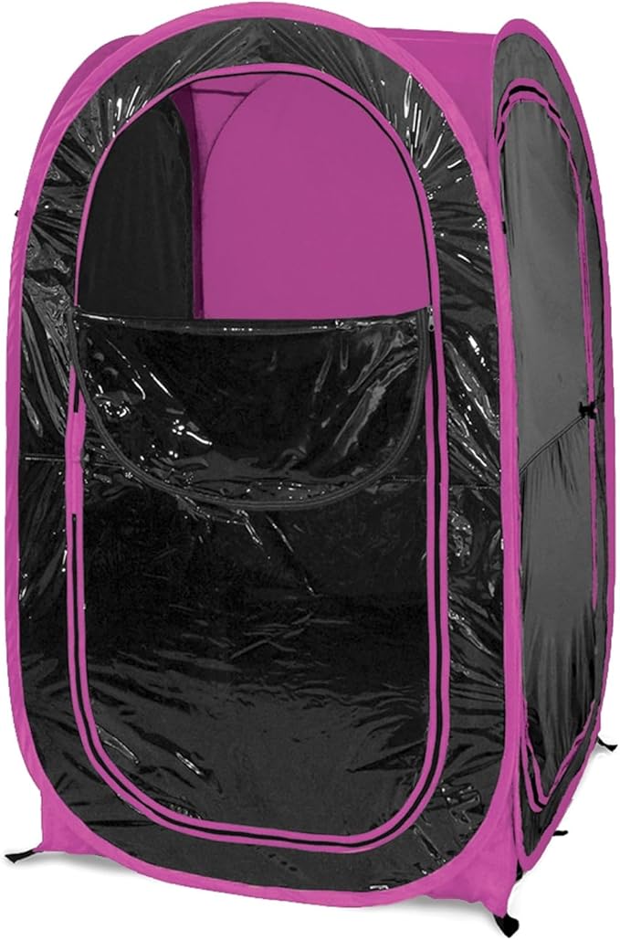 WeatherPod 1-Person Pop-Up Pod with Tinted Panels – Pop-Up Weather Pod Protection from Cold Wind and Rain with Added Privacy