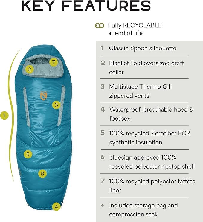 NEMO Equipment Forte Endless Promise Synthetic Sleeping Bag