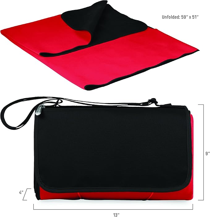 PICNIC TIME NFL Chargers Blanket Tote Outdoor Picnic Blanket - Beach Blanket - Camping Blanket