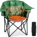 NAIZEA Heated Massage Camping ChairsHeated Outdoor Chair w/3 Heating Mode Oversized Heated Chair for Adults Heavy Duty Folding Camping Chairs for CampFishing Sports EventsNOT Included Battery