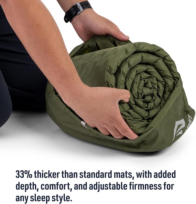 Sea to Summit Camp Plus Self-Inflating Foam Sleeping Mat for Camping - Rectangular - Regular (72 x 25.2 x 2.6 inches)
