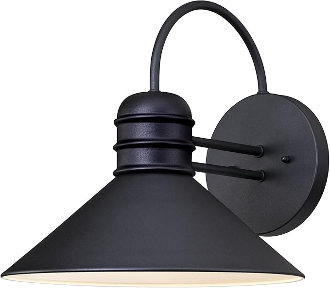 Westinghouse Lighting 6204400 Watts Creek Wall Lantern Textured Black Finish on Steel