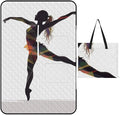 Zipper A Dancer Style Picnic Mat Suitable for Travel Camping Park Or Home Use