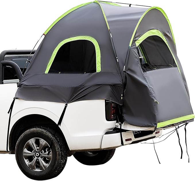 VEVOR SUV and Pickup Truck Camping Tents Waterproof Double Layer Design with Carry Bag Accommodates 2-9 Persons for Outdoor Activities
