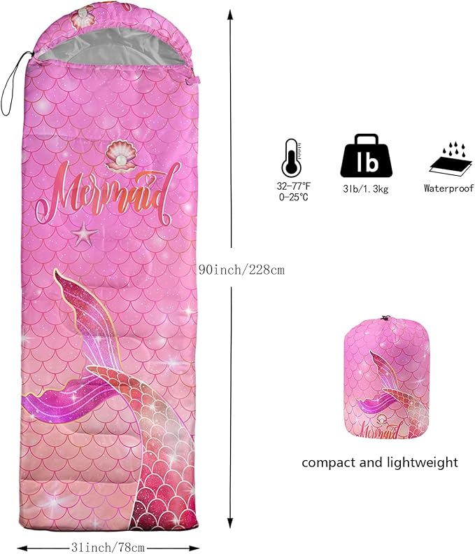 Teen GirlsWomensKidsBoysAdult Sleeping Bag