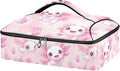 Casserole Carrier Adorable Axolotls Patterns PrintInsulated Casserole Carrier for Hot or Cold Food Thermal Lunch Tote for Potluck Parties Picnic Beach Fits 9 x 13 Inches Baking Dish
