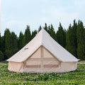 Oxford Bell Tent for Family Camping - Spacious 13.1ft /16.4ft Yurt with Stove Jack Large Glamping Tents for 4-8 People 4 Season Oxford Hot Tent Shelter
