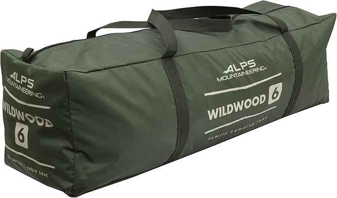 ALPS Mountaineering Wildwood 6-Person Tent - Olive/Taupe
