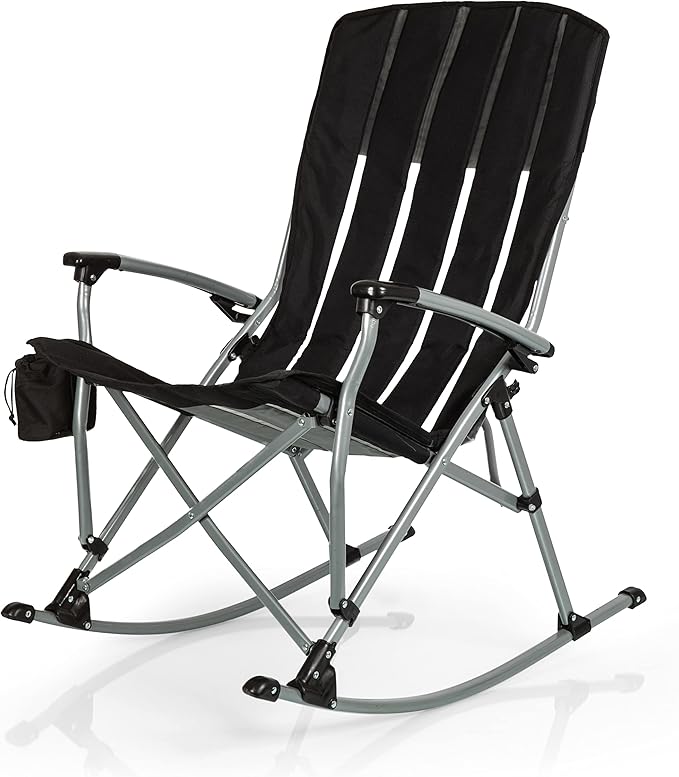 Picnic TIME NFL Unisex-Adult NFL Outdoor Rocking Camp Chair XL Heavy Duty Camping Chair for Adults