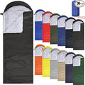 Junkin 12/36 Pcs Camping Sleeping Bag Bulk for Adults Homeless 4 Season Cold Warm Weather Sleeping Bags Waterproof Lightweight with Compression Sack for Hiking Travel Outdoor