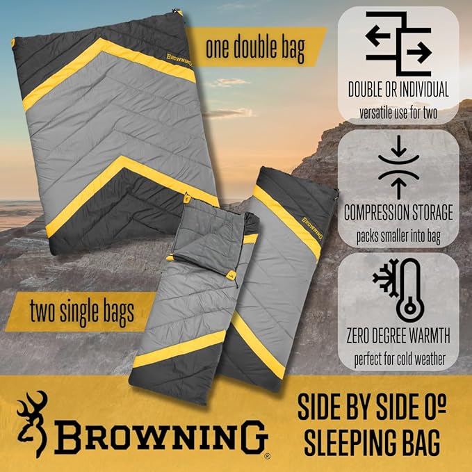 Browning Camping Sleeping-Bags Side by Side