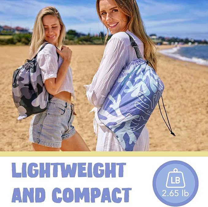 AlphaBeing Inflatable Lounger Beach Chair Accessories Air Sofa Hammock Inflatable Couch for Camping Backyard Lakeside with Compression Sacks Ideal Outdoor Gifts for Adults