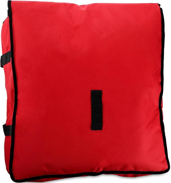 DEAYOU Large Pizza Bag Insulated Pizza and Food Delivery Bag Professional Thermal Pizza Warmer Bag Hot Pizza Carriers for Transport Moisture Free Heavy Duty 22 x 22 x 8 Red