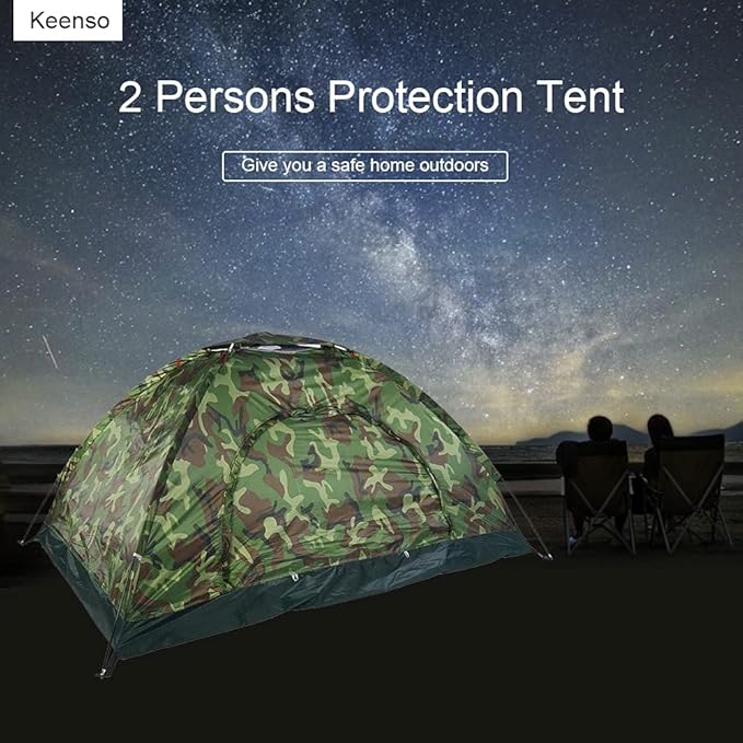 Outdoor Tent 2 Persons 40 Tent Portable Tent for Camping Hiking and Spare Parts