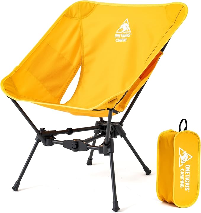 ONETIGRIS Tigerblade Camping Chair Lightweight Folding Backpacking Hiking Chair Compact Portable 330 lbs Capacity