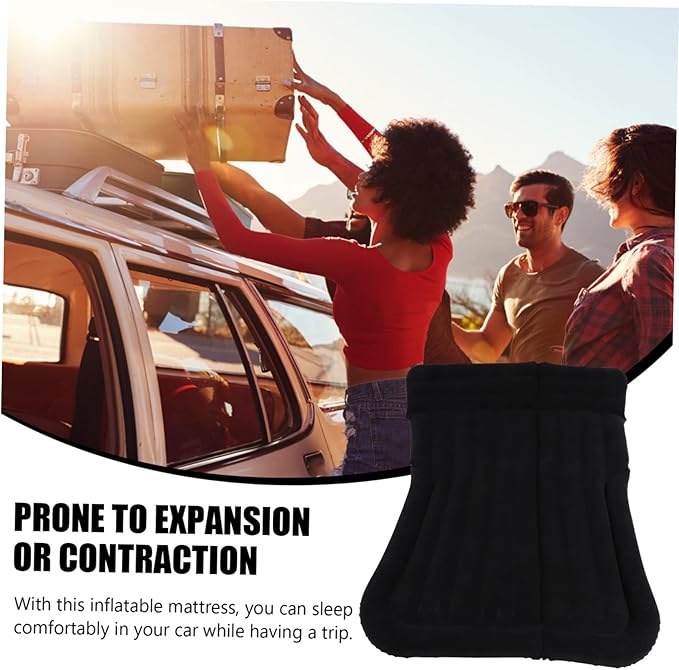 1Set Inflatable Car Mattress for SUV Comfortable Travel Air Bed with Accessories Skin Friendly Material for Long Distance Driving and Outdoor Adventures