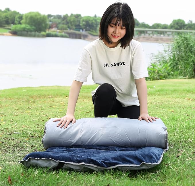 Sleeping Cot Pads (75 x 28) with Elastic Straps Portable for Outdoor &amp Hiking Cotton Soft Thick Camping Cot PadWaterproof
