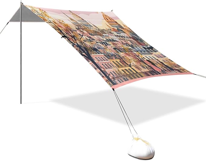 Camping Sun Shelters Charming Building Complex Beach Canopy 126 * 110.2in