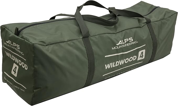 ALPS Mountaineering Wildwood 4-Person Tent - Olive/Taupe