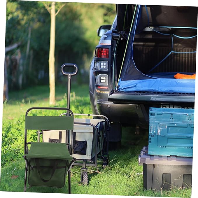 Comfortable Folding Chair Backrest Multi-Functional Portable Stool for Fishing Camping and Beach Use Lightweight Design for Outdoor Activities