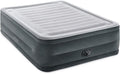 Intex 64417ED 22in Queen Dura-Beam Comfort Plush High-Rise Inflatable Air Mattress with Built in Pump for Travel and Camping 600lb Weight Capacity