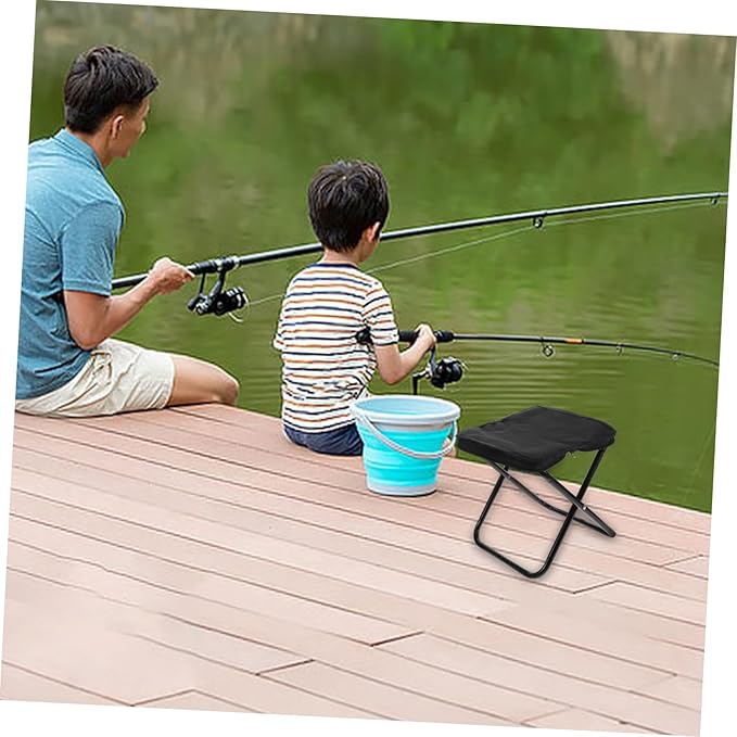 Lightweight Foldable Mini Stool Chair for Camping Picnic Fishing Portable and Compact Outdoor Folding Chair for Adults and Kids