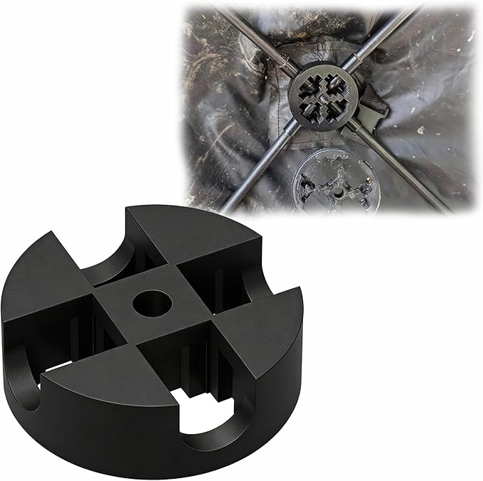 Hunting Blind Hub Replacement Compatible with Muddy Buddy Ground Blind – Durable Plastic Hub Connector for Tent Pole Repair