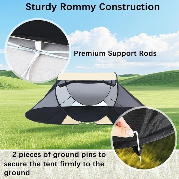 Akiky Pop Up Mosquito Tent for Camping1 Person Camping Tent with Bug Screen TentMosquito Net Foldable Portable for Adults Kids