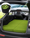 Zenzy Upgraded 2-Piece Split Memory Foam Mattress for Tesla Model Y | Easy Storage with 2 Bags Magic Link System | CertiPUR-US Machine Washable Cover