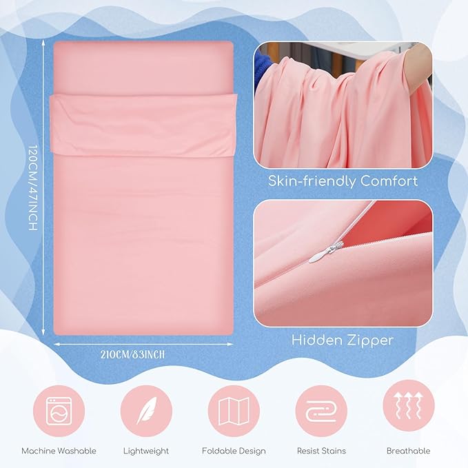 Irenare Self Tan Sleep Sack Reusable Body Self Tanners Lightweight Breathable Tanning Sleeping Sac for Bed Travel Sleeping Bag
