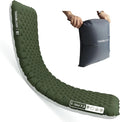 TREKOLOGY Camping Sleeping Pad + 30L Pump Sack Bundle – Ultralight 4 Thick Inflatable Sleeping Mat with 7.2 R-Value – Compact Sleep Pad with Fast Inflation Pump Bag - for Outdoor Adventures