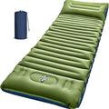 Camping Sleeping Pad Thick 5 Inch Camping Mat with Pillow Built-in Foot Pump Ultralight Inflatable Sleeping Pads for Camping Backpacking Hiking Tent