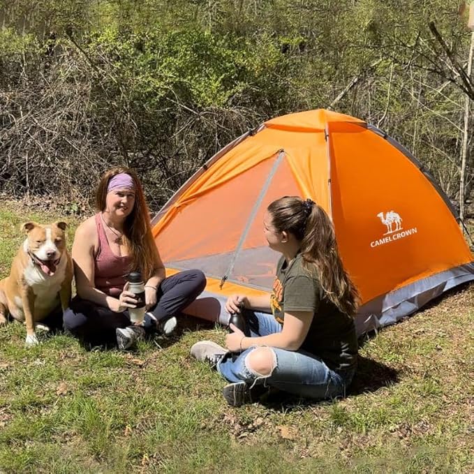 CAMEL CROWN Tents for Camping 2/3/4/5 Person Camping Dome Tent WaterproofSpacious Lightweight Portable Backpacking Tent for Outdoor Camping/Hiking