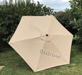 BELLRINO DECOR Replacement  STRONG &amp THICK  Umbrella Canopy for 9ft 6 Ribs (Canopy Only) (BEIGE)