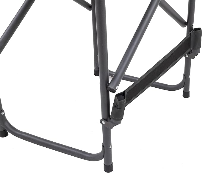 Browning Directors Chair - Outdoor Folding Chairs Made with Durable Fabric and Sturdy Aluminum/Steel Frame with Extra Tall Seat and Flip-Down Footrest