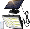 Adiding Solar Outdoor Lights 2800LM LED Flood Lights with 16.4 Ft Cable Remote Control Solar Motion Sensor Lights with 3 Modes Solar Powered Security Lights for Outside Patio Yard Garage 1 Pack
