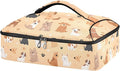 Casserole Carrier Lovely Dogs PatternInsulated Casserole Carrier for Hot or Cold Food Thermal Lunch Tote for Potluck Parties Picnic Beach Fits 9 x 13 Inches Baking Dish
