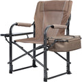 cdar Fishing Chair Folding Ice Camping Chair Outdoor Folding Chair with Cooler Bag and Cup Holder Director Chair for Fishing Lawn Patio Garden 1 Set