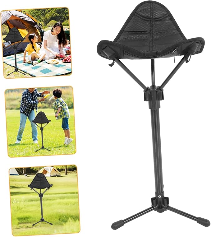 Camping Stool Portable Folding Foot Stool for Fishing Hiking and Picnics Lightweight Design Materials for Outdoor Activities Easy to Carry and Store