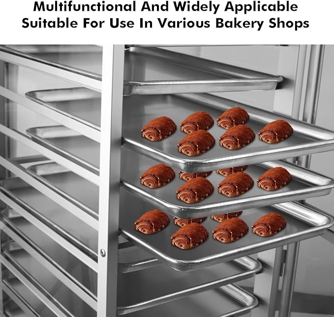 Quick Rack for Baking PansHeavy-Duty 6-Layer Bread Pan Rack on Wheels – Quick &amp Easy Baking Solution for Bakeries Restaurants Catering &amp Food Service (77x45.5x60cm)