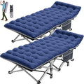ABORON Heavy-Duty Folding Guest Bed for Adults 500lb Capacity Portable Extra Cot with 1213D Double Layer Ideal for Indoor Guest Stays &amp Temporary Home Use