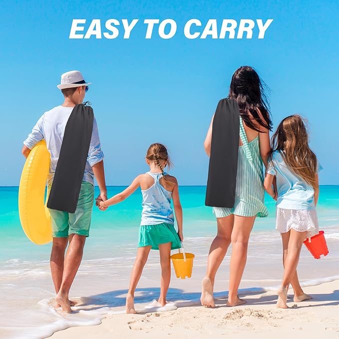 Homcosan Portable Low Folding Beach Chair - Lightweight Camping Chair for Adults with Cup Holder &amp Storage Pocket Carry Bag Included (Black &amp Gray)
