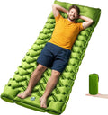 Camping Sleeping Pad Ultralight Camping Mat with Pillow Built-in Foot Pump Inflatable Sleeping Pads Compact for Travel Camping Backpacking Hiking Tent Car Camp Gear